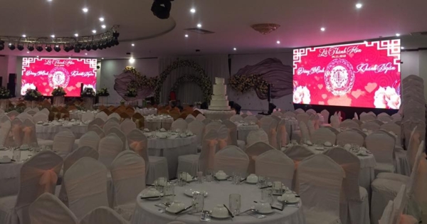 [CHO THUÊ] Màn hình Led Tiệc cưới tại Ocean Blue Quảng Ngãi