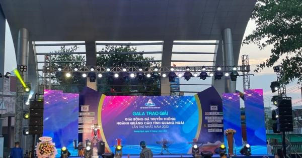 Gala trao giải “Giải bóng đá truyền thống Ngành quảng cáo tỉnh Quảng Ngãi 2023